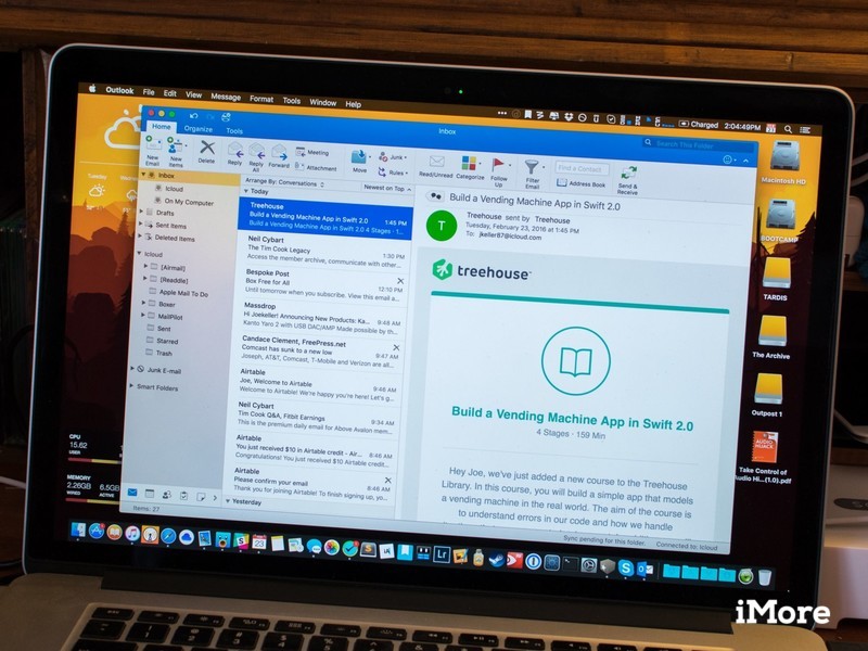 outlook for mac keeps timing out for comcast